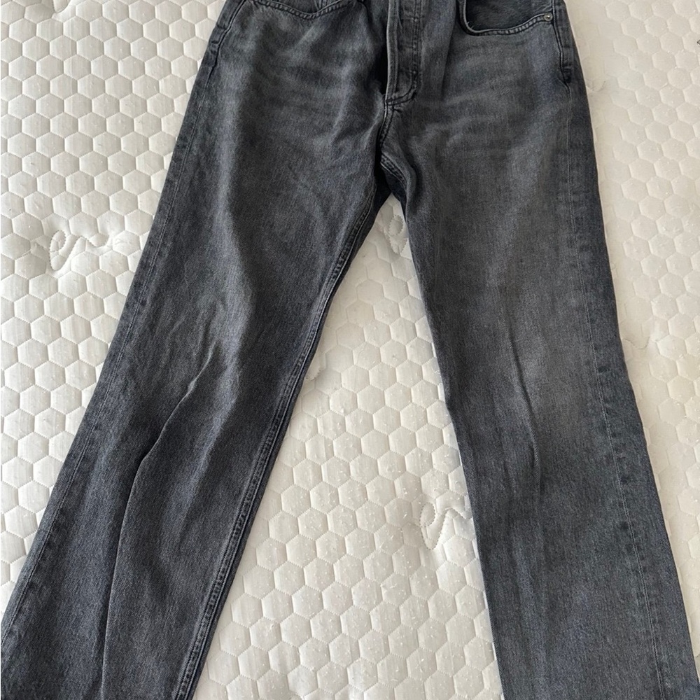 Agolde womens Charcoal Straight Jeans